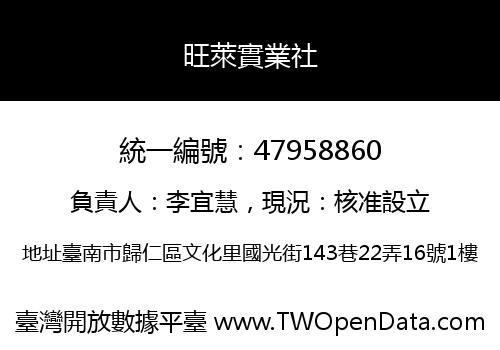 旺萊實業社