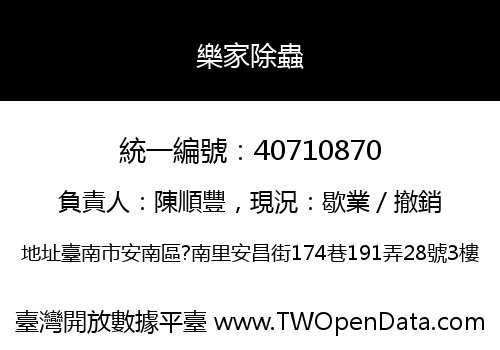 樂家除蟲