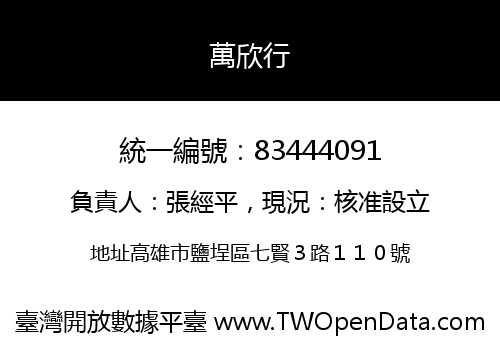 萬欣行
