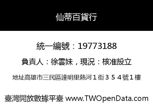 仙蒂百貨行