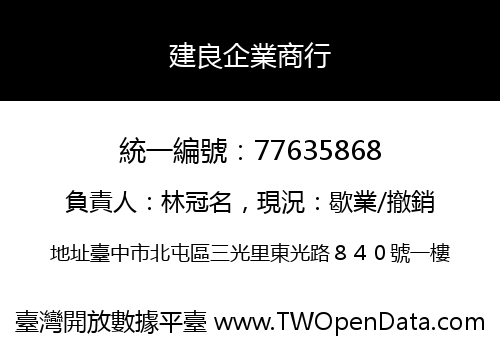 建良企業商行