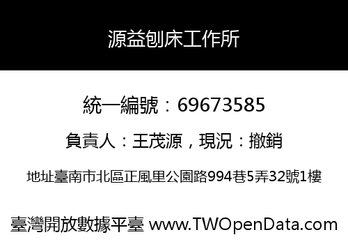 源益刨床工作所