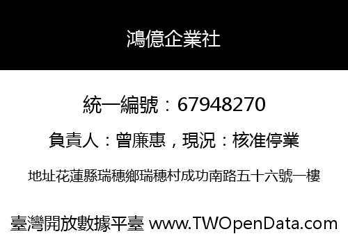 鴻億企業社