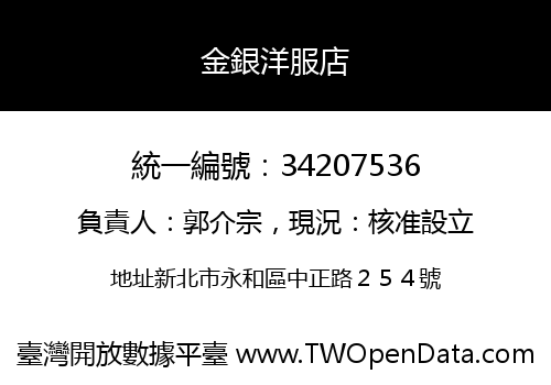 金銀洋服店