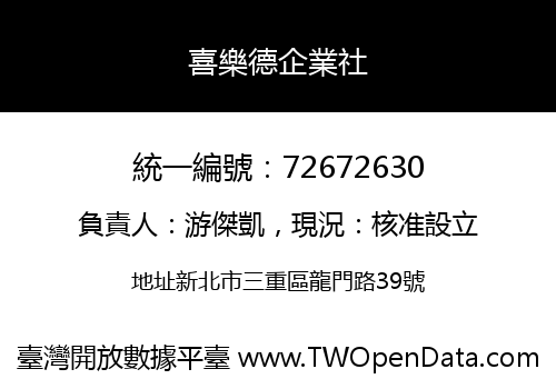 喜樂德企業社
