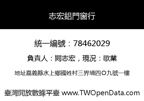 志宏鋁門窗行