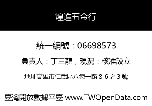 煌進五金行