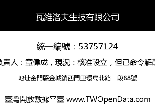 瓦維洛夫生技有限公司