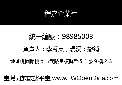 程嘉企業社