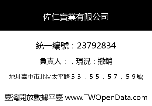 佐仁實業有限公司