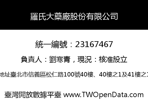 羅氏大藥廠股份有限公司