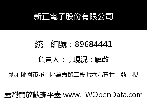 新正電子股份有限公司