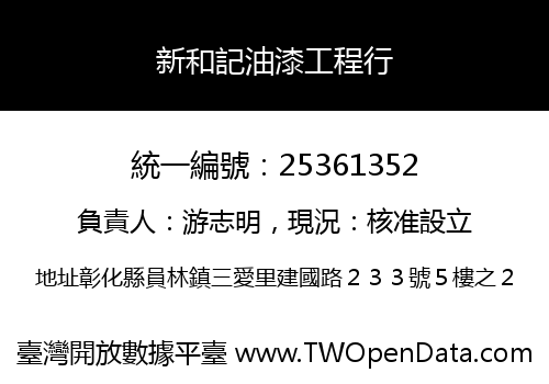 新和記油漆工程行