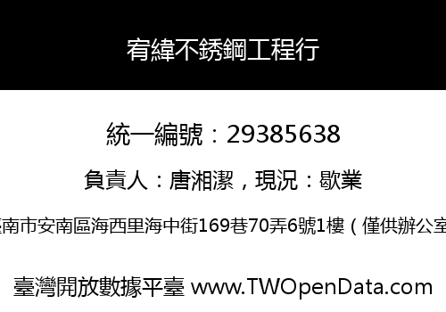 宥緯不銹鋼工程行