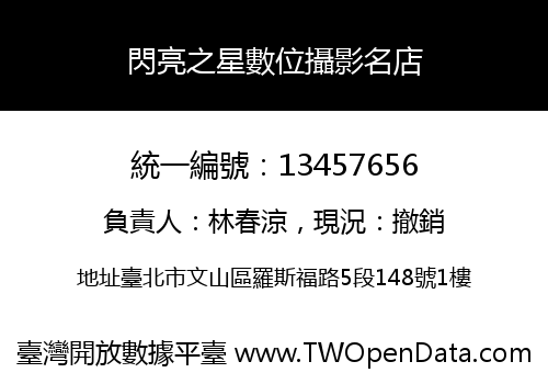 閃亮之星數位攝影名店