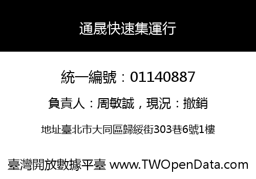 通晟快速集運行
