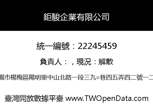 鉅駿企業有限公司