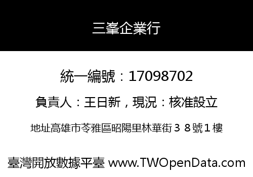 三峯企業行