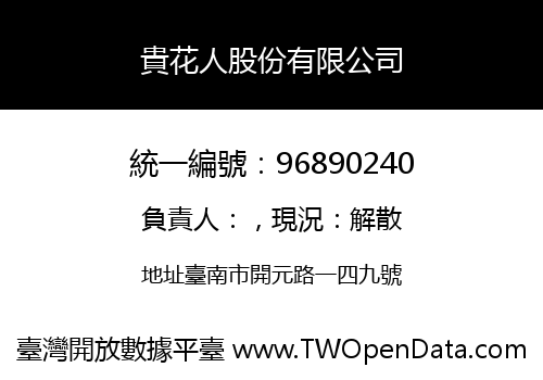貴花人股份有限公司