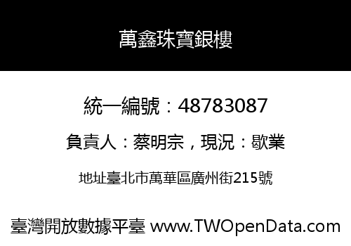 萬鑫珠寶銀樓