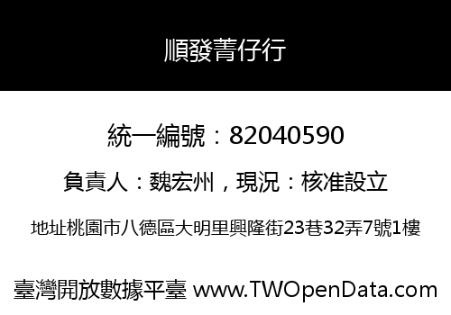 順發菁仔行