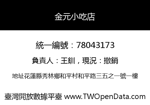 金元小吃店