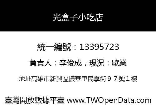 光盒子小吃店