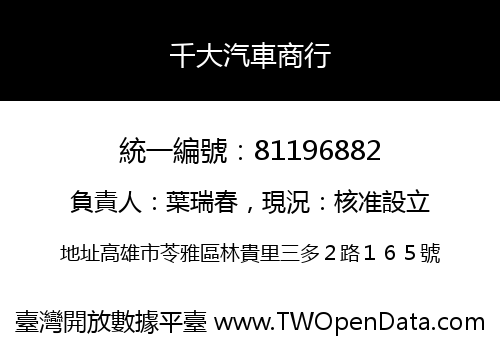 千大汽車商行