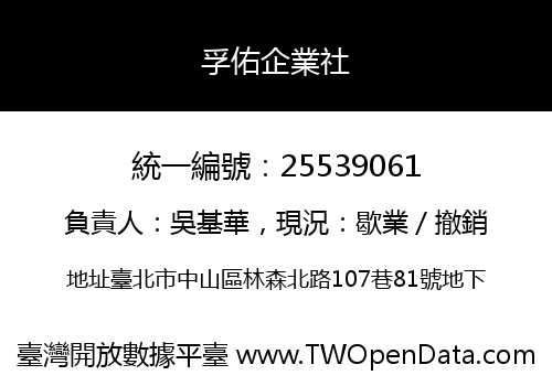 孚佑企業社