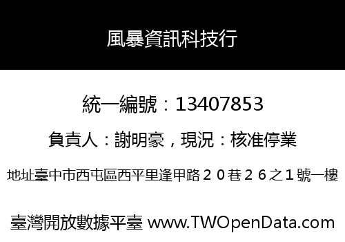 風暴資訊科技行