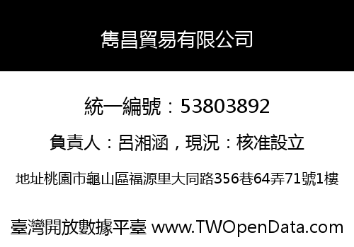 雋昌貿易有限公司