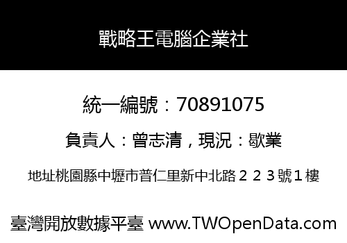 戰略王電腦企業社