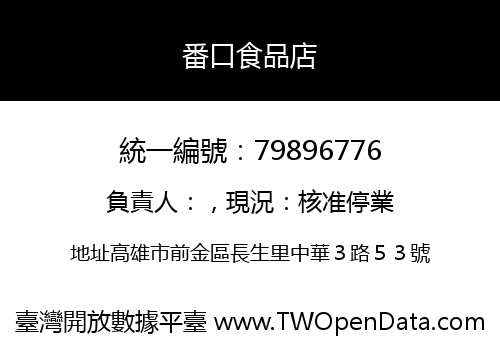 番口食品店