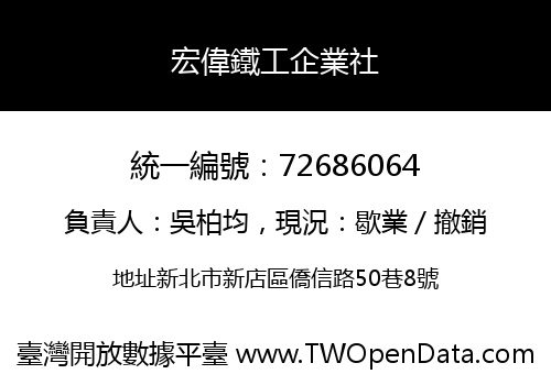 宏偉鐵工企業社