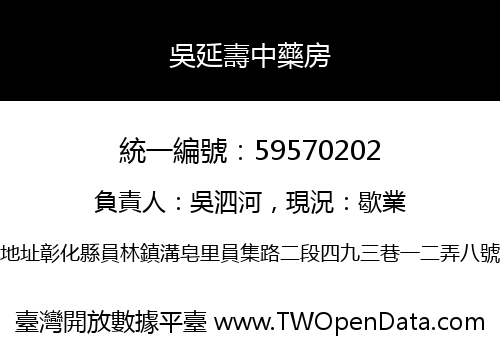 吳延壽中藥房