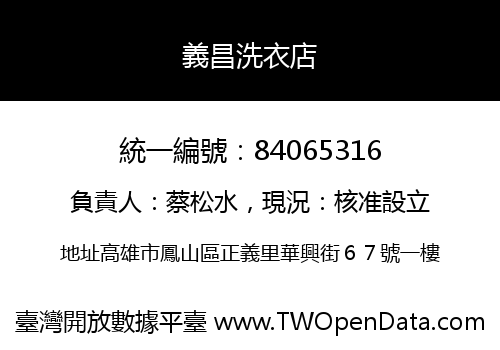 義昌洗衣店