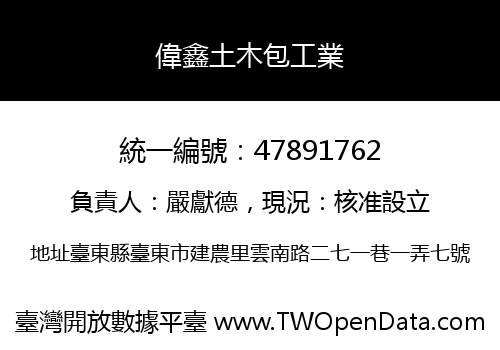 偉鑫土木包工業