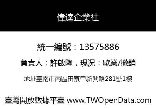 偉達企業社
