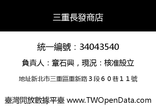 三重長發商店