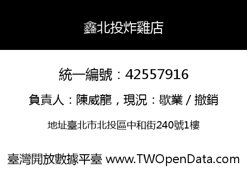 鑫北投炸雞店