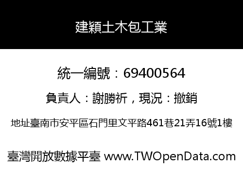 建穎土木包工業