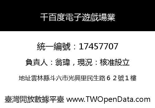 千百度電子遊戲場業