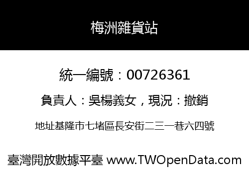 梅洲雜貨站