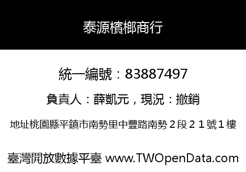 泰源檳榔商行