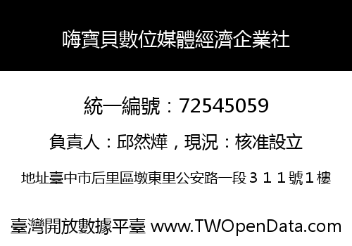 嗨寶貝數位媒體經濟企業社