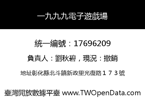 一九九九電子遊戲場