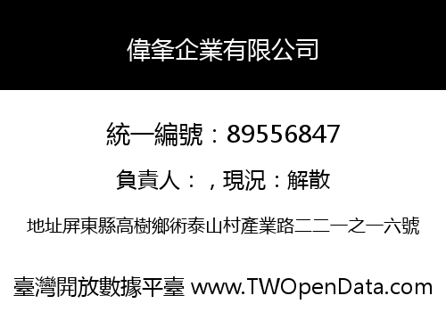 偉夆企業有限公司