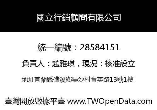 國立行銷顧問有限公司