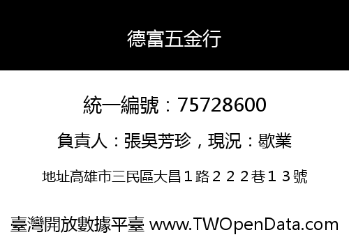 德富五金行