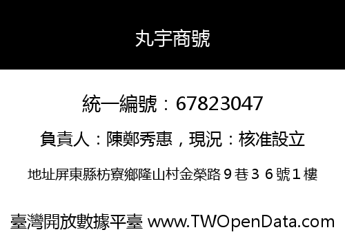 丸宇商號